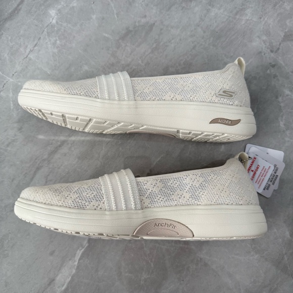 Women’s Skechers Arch Fit Inspire Washable Slip Ons Nova Lace Shoes Size 8.5 - Picture 5 of 16